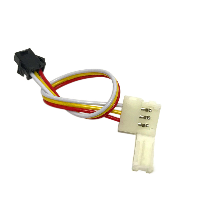 3-Pin JST Male Connector to 10mm PCB Wide Quick White Buckle Connector For Addressable RGB LED Strip Lights
